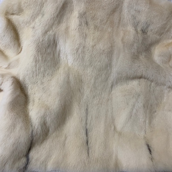 White Real Mink short coat